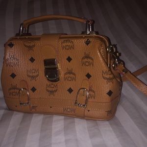 Vintage MCM designer crossbody purse bag